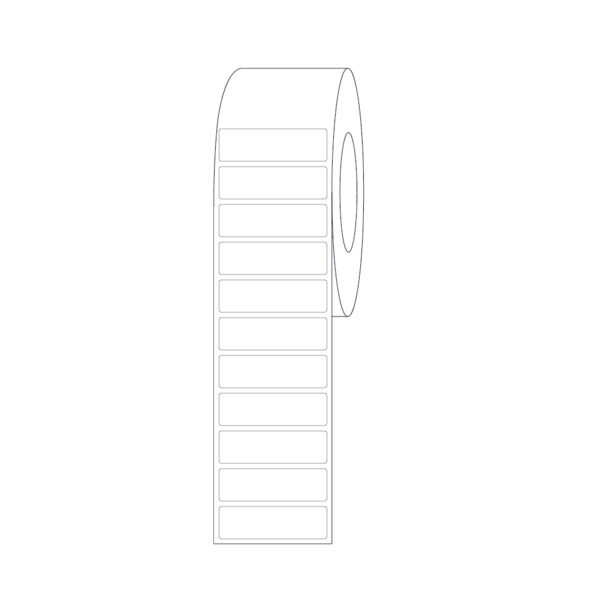Label, Blank Direct Thermal 3/4" x 2-1/2"